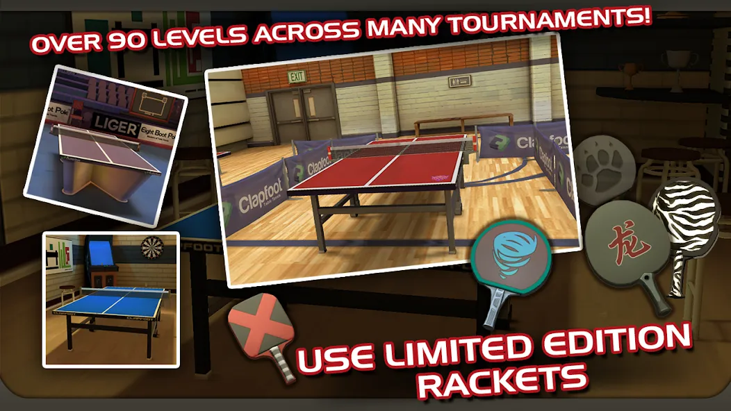 Ping Pong Masters (Пингпонг мастера) [МОД Много монет] Screenshot 2