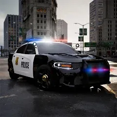 Скачать взлом Police Car Simulator 2023 (Полицейский симулятор автомобиля 2023)  [МОД Много денег]