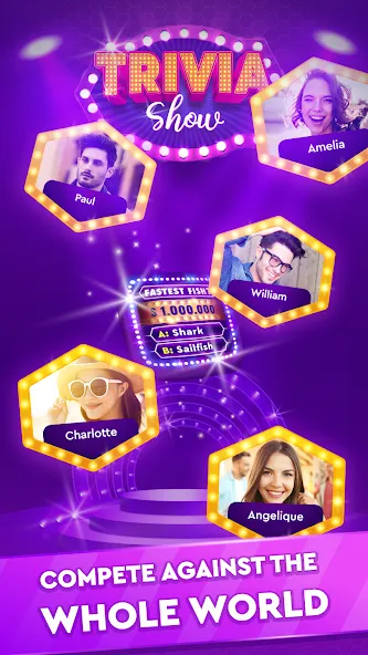 Trivia Show: TV Word Quiz Game [МОД Много монет] Screenshot 2