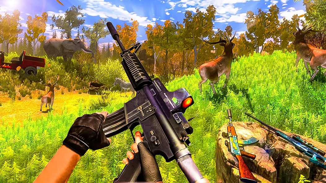 Animal Hunting -Shooting Games (Энимал Хантинг) [МОД Много монет] Screenshot 2