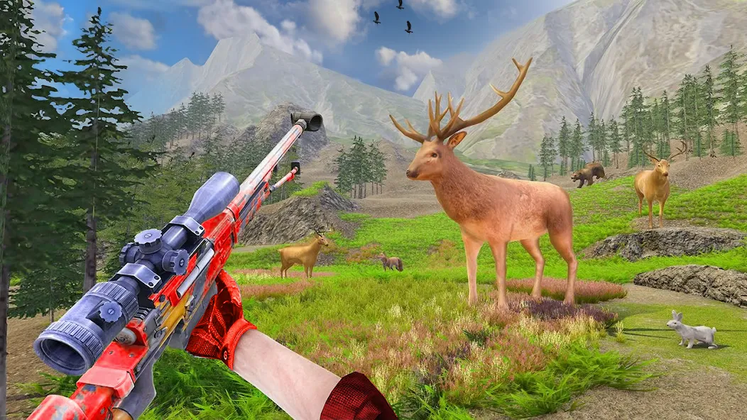 Animal Hunting -Shooting Games (Энимал Хантинг) [МОД Много монет] Screenshot 3