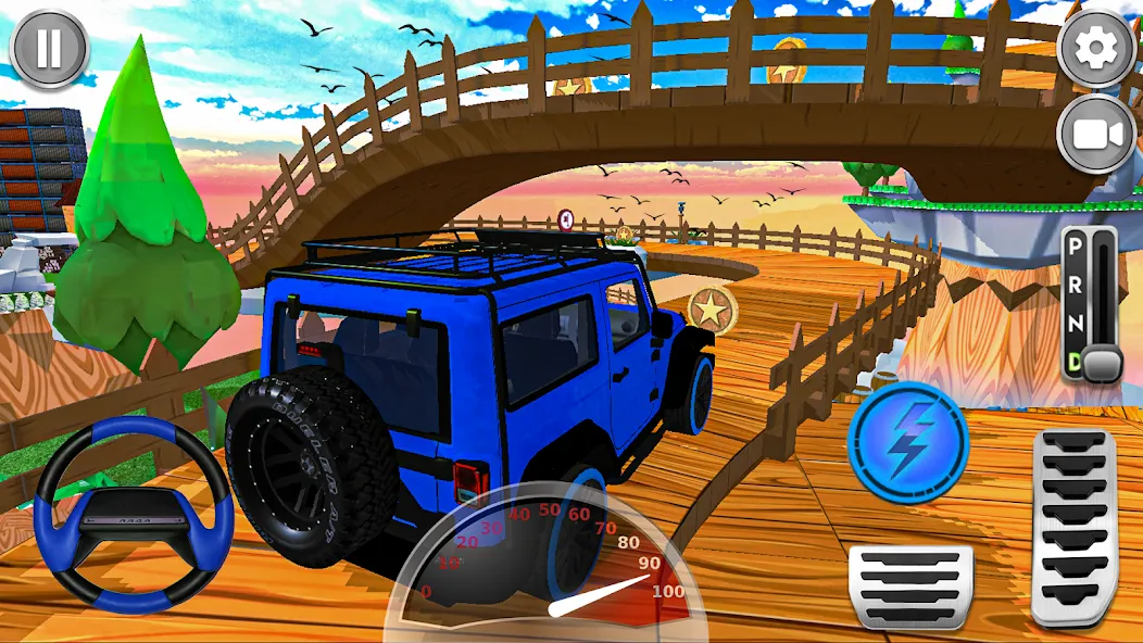Mountain Climb 4x4 Car Games (Маунтин Клайм 4х4 игры на машинах) [МОД Бесконечные монеты] Screenshot 5