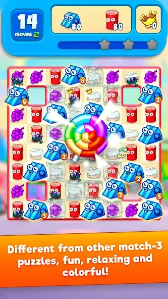 Sugar Heroes - match 3 game [МОД Все открыто] Screenshot 1