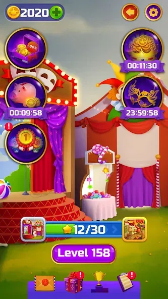 Circus Words: Magic Puzzle [МОД Бесконечные деньги] Screenshot 5