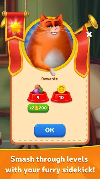 Kitty Scramble: Word Game [МОД Mega Pack] Screenshot 2