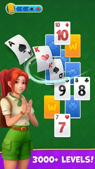Kings & Queens: Solitaire Game [МОД Бесконечные деньги] Screenshot 1