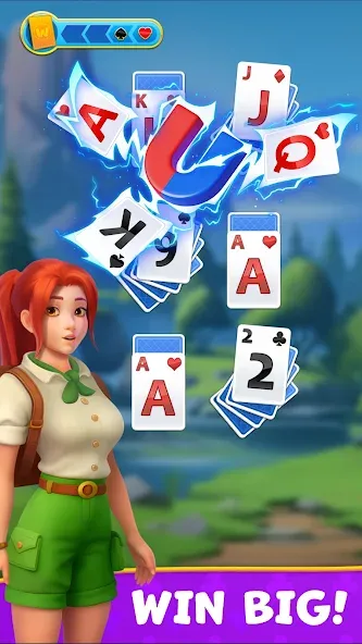 Kings & Queens: Solitaire Game [МОД Бесконечные деньги] Screenshot 3