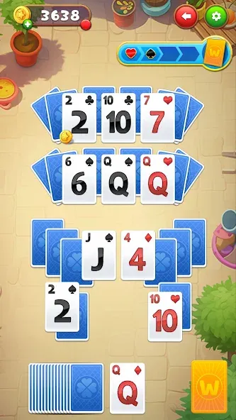 Kings & Queens: Solitaire Game [МОД Бесконечные деньги] Screenshot 5