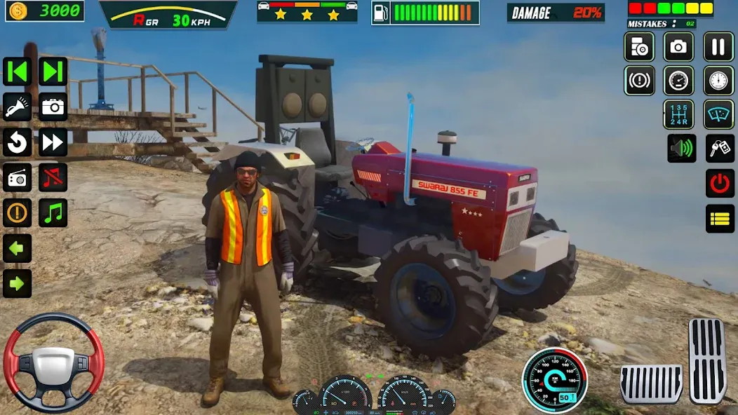 US Tractor Farming Games 3d [МОД Все открыто] Screenshot 3
