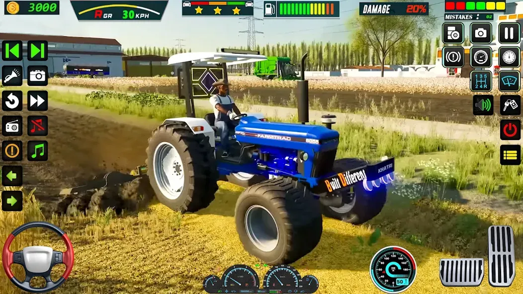 US Tractor Farming Games 3d [МОД Все открыто] Screenshot 5