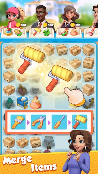 Merge Secret (Мердж Сикрет) [МОД Много монет] Screenshot 2