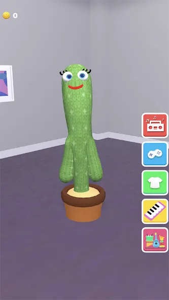 Talking Cactus (Токинг Кактус) [МОД Бесконечные монеты] Screenshot 1