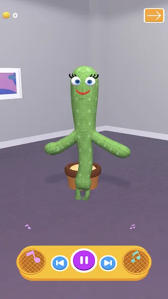 Talking Cactus (Токинг Кактус) [МОД Бесконечные монеты] Screenshot 2