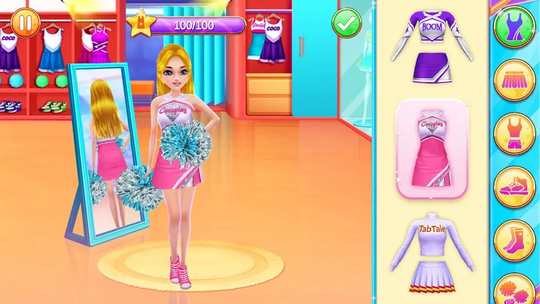 Cheerleader Champion Dance Now [МОД Menu] Screenshot 1