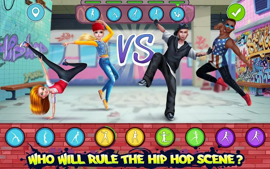 Hip Hop Battle - Girls vs Boys [МОД Mega Pack] Screenshot 1