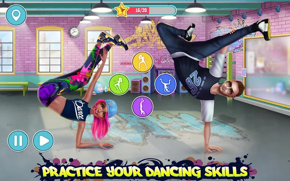 Hip Hop Battle - Girls vs Boys [МОД Mega Pack] Screenshot 3