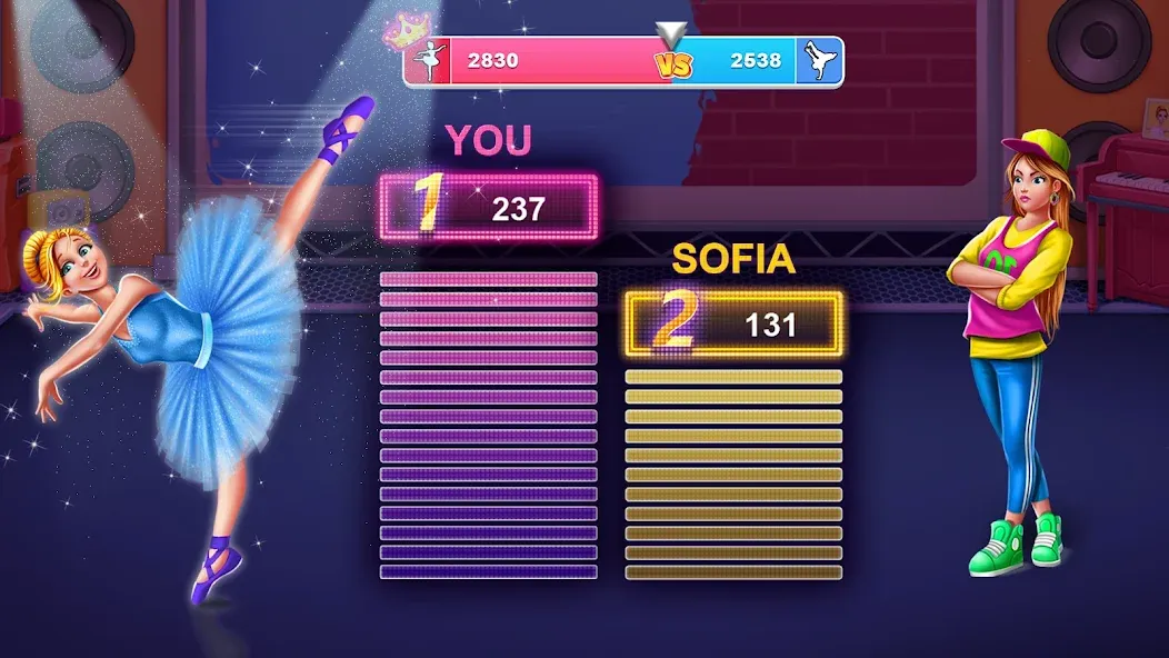 Dance Clash: Ballet vs Hip Hop [МОД Много монет] Screenshot 3
