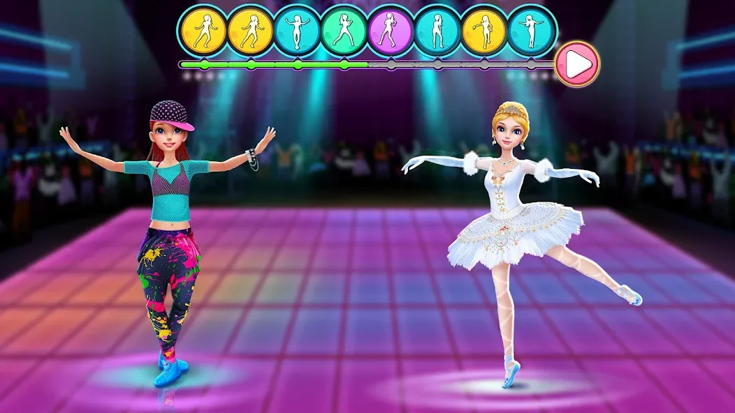 Dance Clash: Ballet vs Hip Hop [МОД Много монет] Screenshot 5