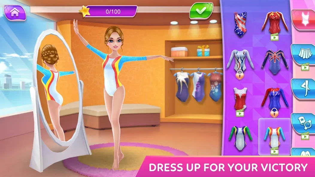 Gymnastics Superstar Star Girl [МОД Mega Pack] Screenshot 1