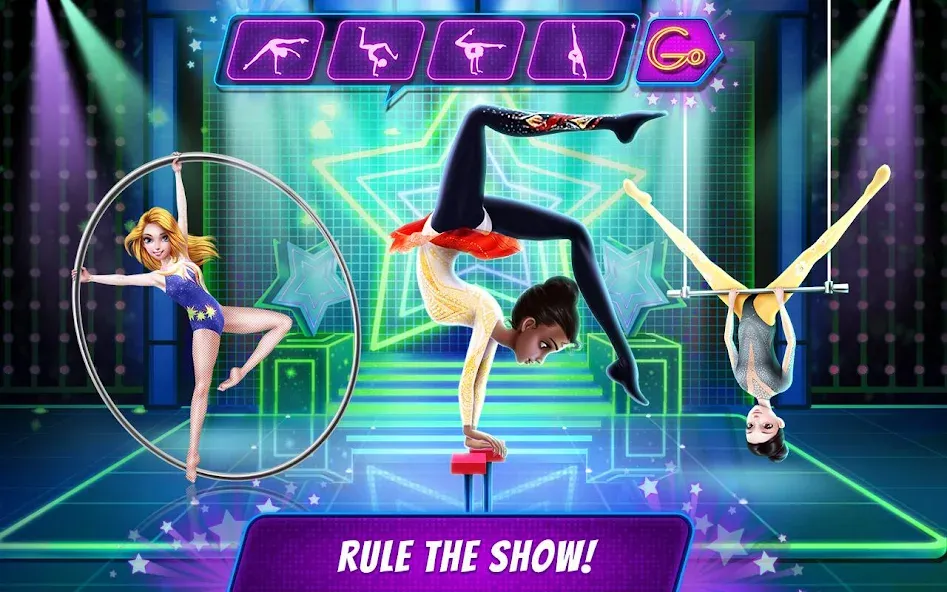 Acrobat Star Show - Girl Power [МОД Много денег] Screenshot 1