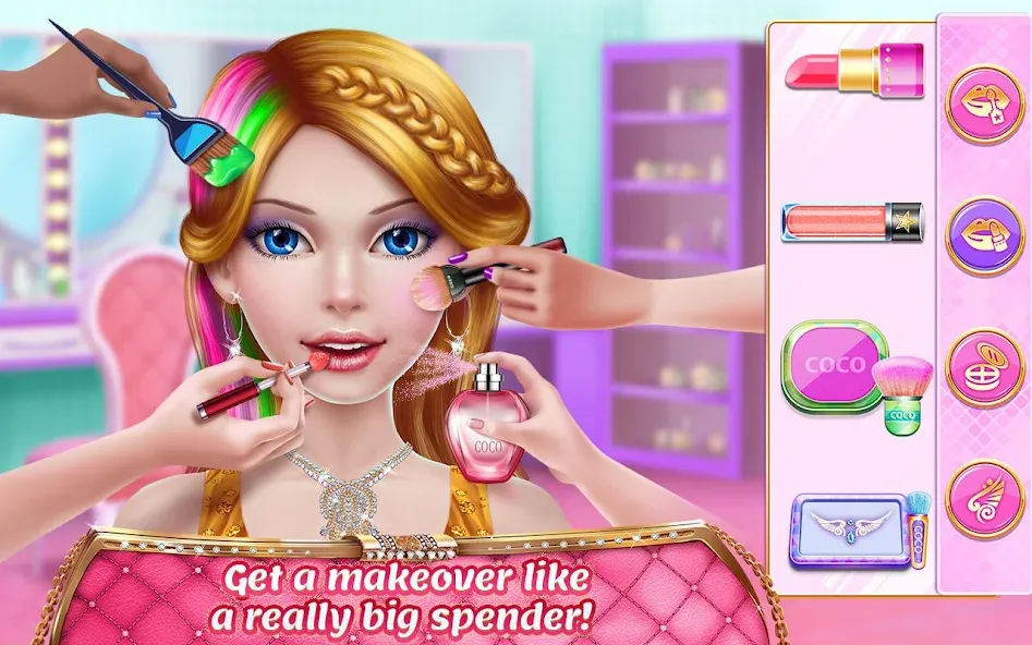 Rich Girl Mall - Shopping Game [МОД Бесконечные монеты] Screenshot 3