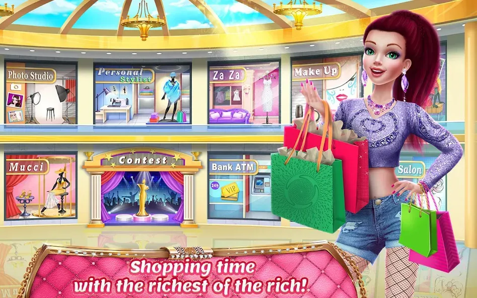 Rich Girl Mall - Shopping Game [МОД Бесконечные монеты] Screenshot 4