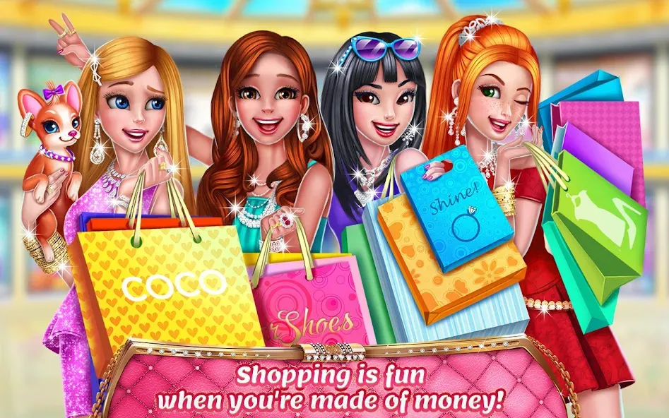 Rich Girl Mall - Shopping Game [МОД Бесконечные монеты] Screenshot 5