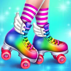 Скачать взломанную Roller Skating Girls  [МОД Много монет]
