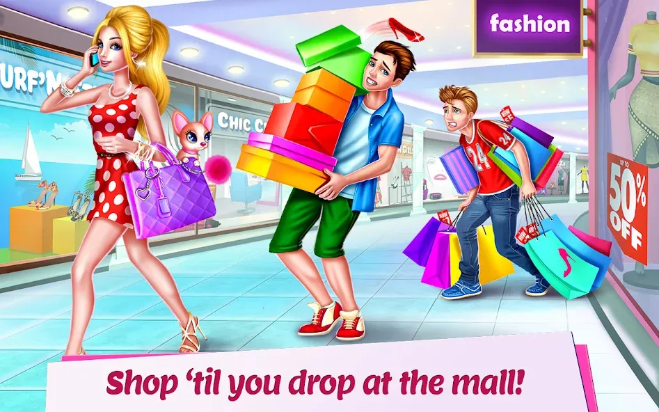 Shopping Mall Girl: Chic Game [МОД Бесконечные деньги] Screenshot 1