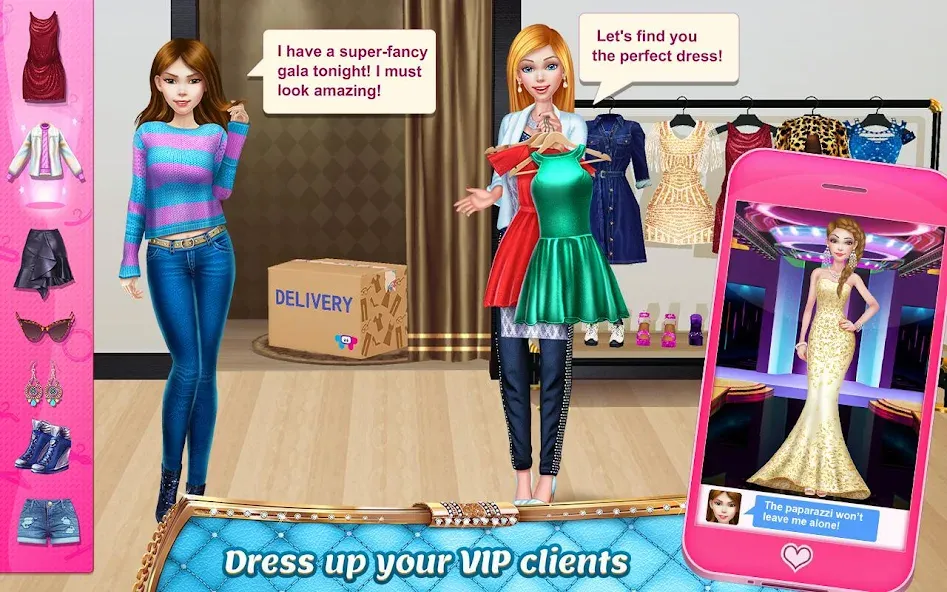 Stylist Girl: Make Me Fabulous [МОД Бесконечные деньги] Screenshot 2