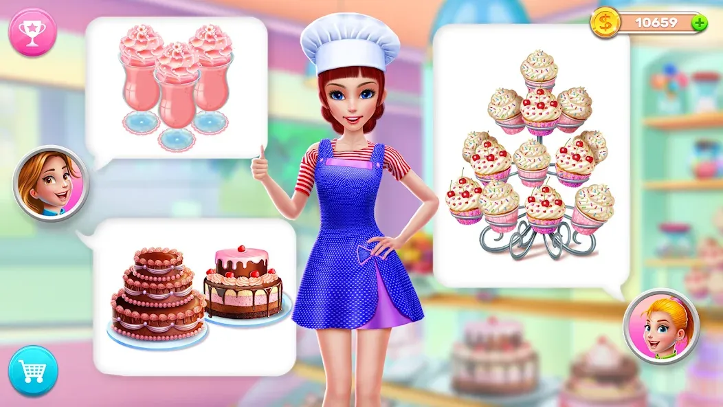 My Bakery Empire: Bake a Cake [МОД Меню] Screenshot 4