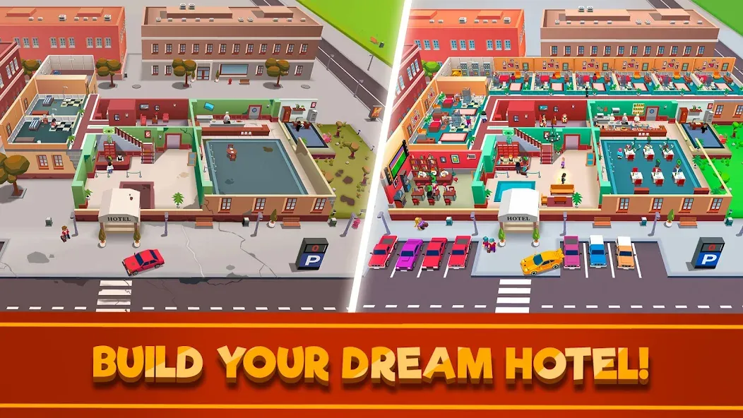 Hotel Empire Tycoon－Idle Game [МОД Все открыто] Screenshot 1