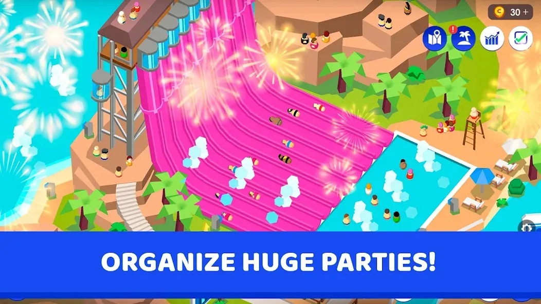 Idle Theme Park Tycoon (Айдел Тем Парк Тайкун) [МОД Все открыто] Screenshot 2