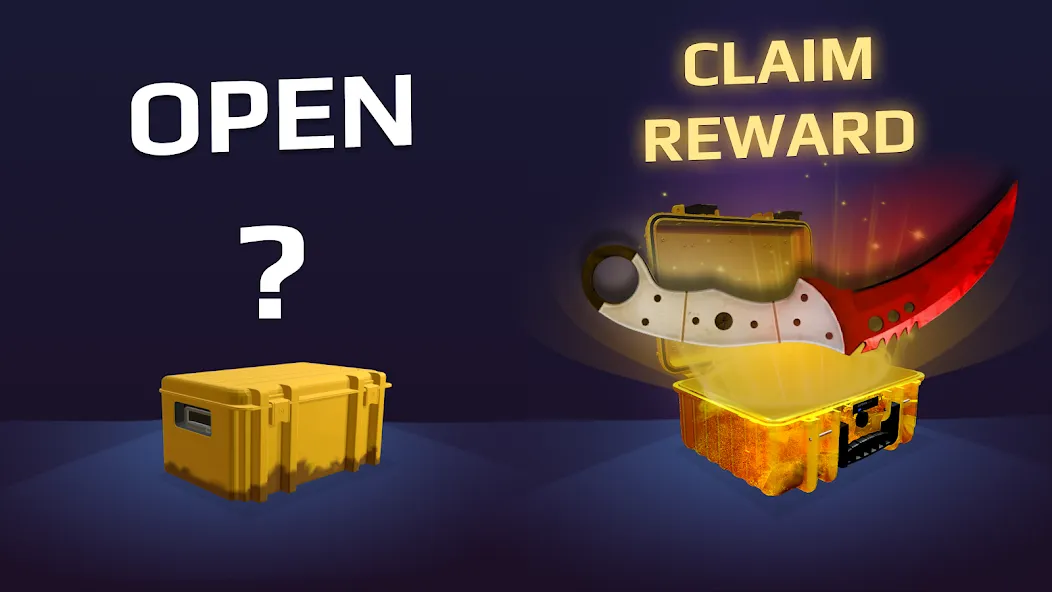 Case Royale cs2 and csgo cases (Кейс Рояль) [МОД Бесконечные деньги] Screenshot 1