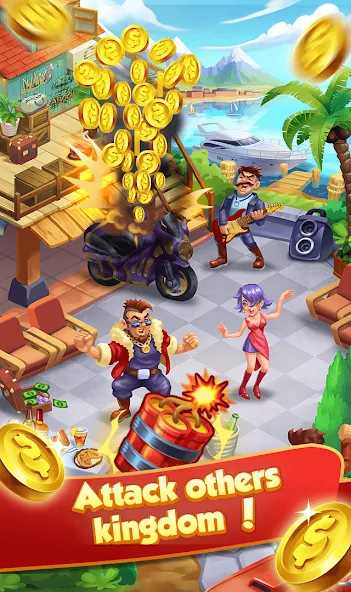 Coin Gangster - Spin Master (Коин Гангстер) [МОД Много монет] Screenshot 2