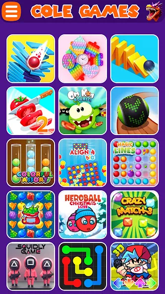 COLE Games (КОЛЕ Геймс) [МОД Много монет] Screenshot 1