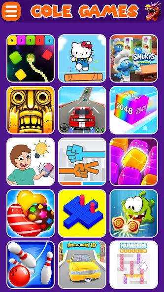 COLE Games (КОЛЕ Геймс) [МОД Много монет] Screenshot 2