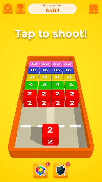 Chain Cube 2048: 3D merge game (Чейн Куб) [МОД Menu] Screenshot 2