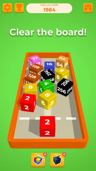 Chain Cube 2048: 3D merge game (Чейн Куб) [МОД Menu] Screenshot 3