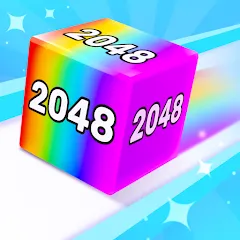 Скачать взломанную Chain Cube 2048: 3D merge game (Чейн Куб)  [МОД Menu]