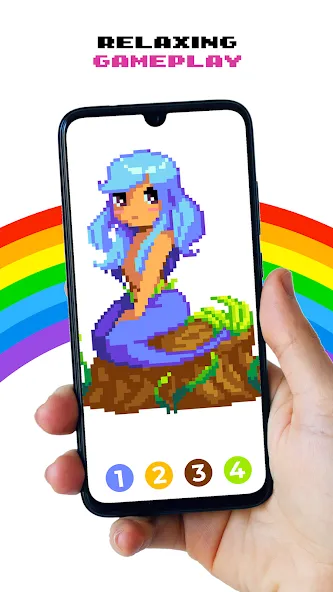 Pixel by Number™ - Pixel Art (Пиксель по номеру) [МОД Unlocked] Screenshot 5