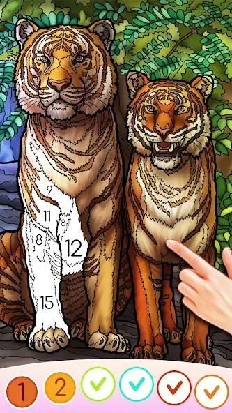 Color Swipe Coloring Book game [МОД Menu] Screenshot 3