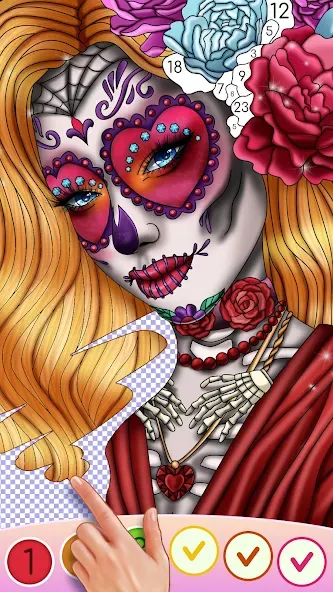 Color Swipe Coloring Book game [МОД Menu] Screenshot 4