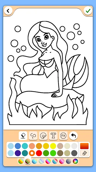 Coloring for girls and women [МОД Много монет] Screenshot 1