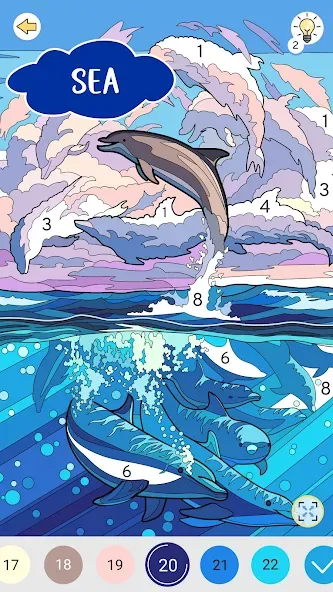 Color by Number: Coloring Book [МОД Все открыто] Screenshot 3