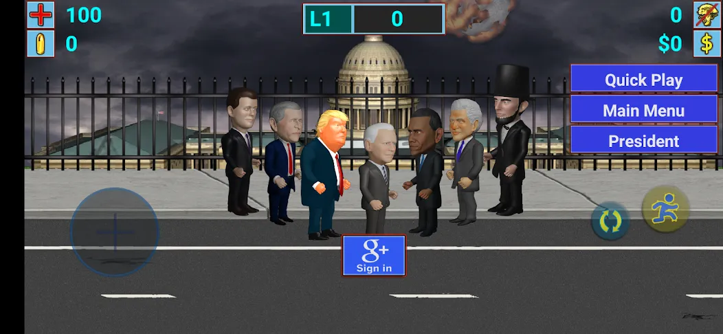 Aliens vs President (Элиены против Президента) [МОД Unlimited Money] Screenshot 1