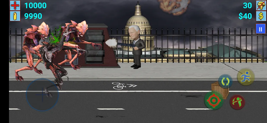 Aliens vs President (Элиены против Президента) [МОД Unlimited Money] Screenshot 2