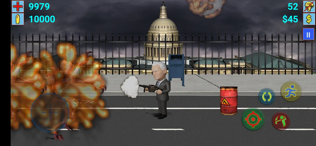 Aliens vs President (Элиены против Президента) [МОД Unlimited Money] Screenshot 3