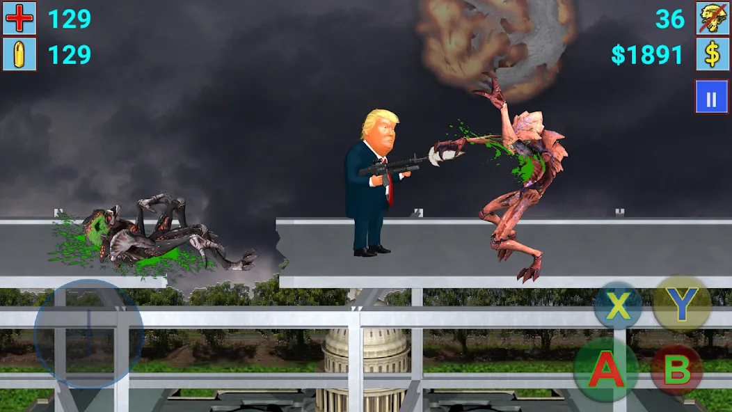 Aliens vs President (Элиены против Президента) [МОД Unlimited Money] Screenshot 5