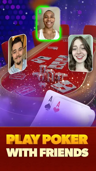 Poker Face: Texas Holdem Poker (Покер Фейс) [МОД Все открыто] Screenshot 1